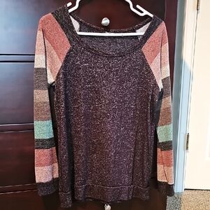 Pink Clover Multicolor Striped Sweater